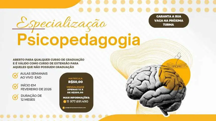 Especialização em Psicopedagogia