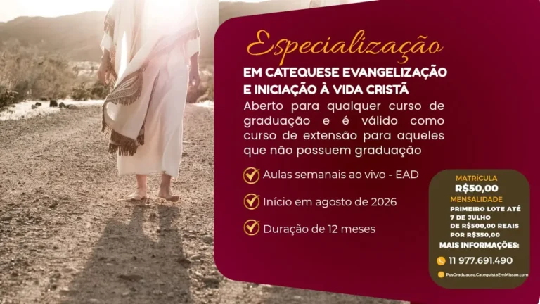 Especialização em Catequese